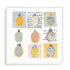 Nine Pineapples Wall Art #oran_white-white-border
