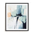 Wall Art Print Poster In Black Frame - Depth Of Blue Thoughts I Abstract Art