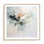 Wall Art Print Poster In Natural Oak Frame - Green Abstraction Ii Botanical Art