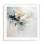 Wall Art Print Poster In White Frame - Green Abstraction Ii Botanical Art