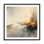 Wall Art Print Poster In Black Frame - Liquid Gold Infusion Iii Abstract Art