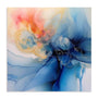 Unframed Stretched Canvas Or Print Only - Abstracted Blue Rhythms Ii Abstract Art
