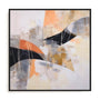 Wall Art Stretched Canvas In Black Frame - Rhythms Of Abstract I Abstract Art