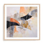 Wall Art Print Poster In Natural Oak Frame - Rhythms Of Abstract I Abstract Art