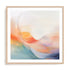 Wall Art Print Poster In Natural Oak Frame - Abstract Colorfields I Abstract Art