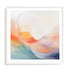 Wall Art Print Poster In White Frame - Abstract Colorfields I Abstract Art