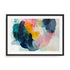 Wall Art Print Poster In Black Frame - Radiant Colorburst Adventure I Abstract Art