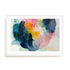 Wall Art Print Poster In White Frame - Radiant Colorburst Adventure I Abstract Art