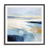 Blue Reflections Wall Art #oran_black-white-border