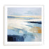 Blue Reflections Wall Art #oran_white-white-border