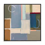 Wall Art Stretched Canvas In Black Frame - Abstract Perspectives Abstract Art