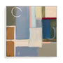 Wall Art Stretched Canvas In White  Frame - Abstract Perspectives Abstract Art