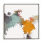 Wall Art Stretched Canvas In Black Frame - Harmonic Flow Ii Abstract Art