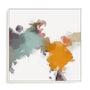 Wall Art Stretched Canvas In White  Frame - Harmonic Flow Ii Abstract Art