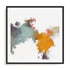 Harmonic Flow II Wall Art #oran_black-white-border