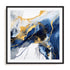 Dancing Splatters II Wall Art #oran_black-white-border