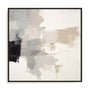 Wall Art Stretched Canvas In Black Frame - Soothing Abstractions Ii Abstract Art