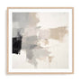 Wall Art Print Poster In Natural Oak Frame - Soothing Abstractions Ii Abstract Art