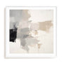 Wall Art Print Poster In White Frame - Soothing Abstractions Ii Abstract Art