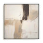 Wall Art Stretched Canvas In Black Frame - Forms In Abstractions I Abstract Art