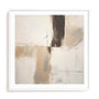 Wall Art Print Poster In White Frame - Forms In Abstractions I Abstract Art