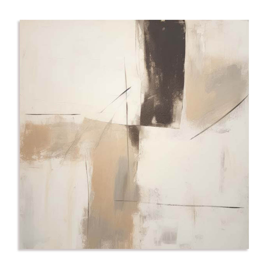 Unframed Stretched Canvas Or Print Only - Forms In Abstractions I Abstract Art