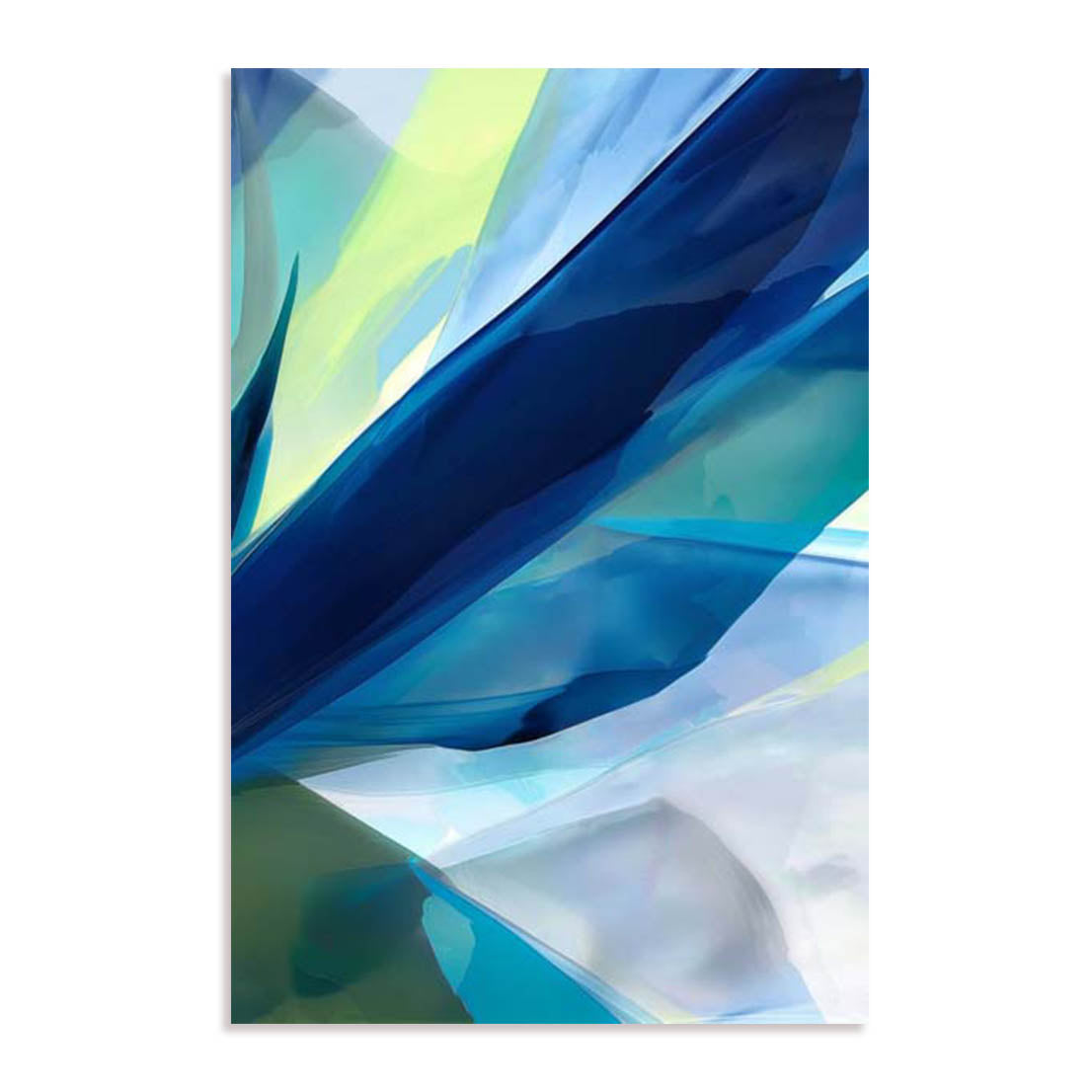 Unframed Stretched Canvas Or Print Only - Radiant Abstractions I Abstract Art