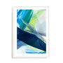 Wall Art Print Poster In White Frame - Radiant Abstractions Ii Abstract Art