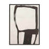 Wall Art Stretched Canvas In Black Frame - Natural Tranquility I Abstract Art