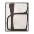 Wall Art Stretched Canvas In Black Frame - Natural Tranquility Ii Abstract Art