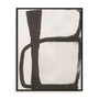Wall Art Stretched Canvas In Black Frame - Natural Tranquility Ii Abstract Art