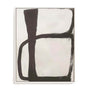 Wall Art Stretched Canvas In White  Frame - Natural Tranquility Ii Abstract Art