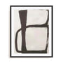 Wall Art Print Poster In Black Frame - Natural Tranquility Ii Abstract Art