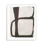 Wall Art Print Poster In White Frame - Natural Tranquility Ii Abstract Art
