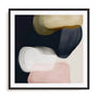 Wall Art Print Poster In Black Frame - Veiled Visions I Abstract Art
