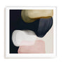 Wall Art Print Poster In White Frame - Veiled Visions I Abstract Art