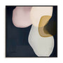 Wall Art Stretched Canvas In Black Frame - Veiled Visions Ii Abstract Art
