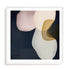 Veiled Visions II Wall Art #oran_white-white-border