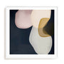 Wall Art Print Poster In White Frame - Veiled Visions Ii Abstract Art