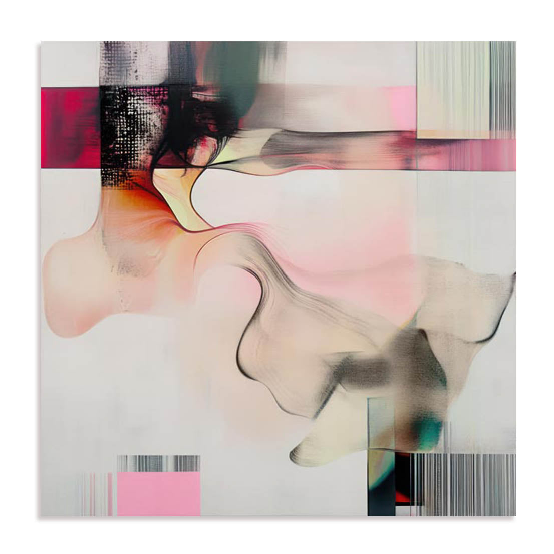 Unframed Stretched Canvas Or Print Only - Essence Of Flow I Abstract Art