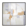 Wall Art Stretched Canvas In Black Frame - Yelllow Abstract Visionaries Ii Abstract Art