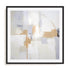 Yelllow Abstract Visionaries II Wall Art #oran_black-white-border