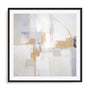 Wall Art Print Poster In Black Frame - Yelllow Abstract Visionaries Ii Abstract Art