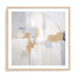 Yelllow Abstract Visionaries II Wall Art #oran_natural-white-border