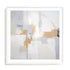 Yelllow Abstract Visionaries II Wall Art #oran_white-white-border