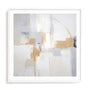 Wall Art Print Poster In White Frame - Yelllow Abstract Visionaries Ii Abstract Art
