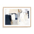 Wall Art Print Poster In Natural Oak Frame - Neutral Tapestry I Abstract Art