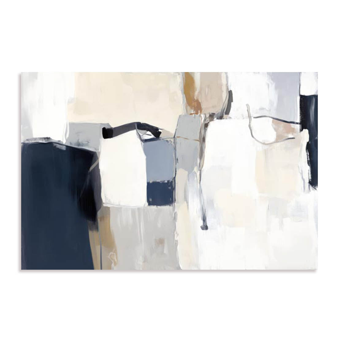 Unframed Stretched Canvas Or Print Only - Neutral Tapestry I Abstract Art