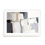 Wall Art Print Poster In White Frame - Neutral Tapestry Ii Abstract Art