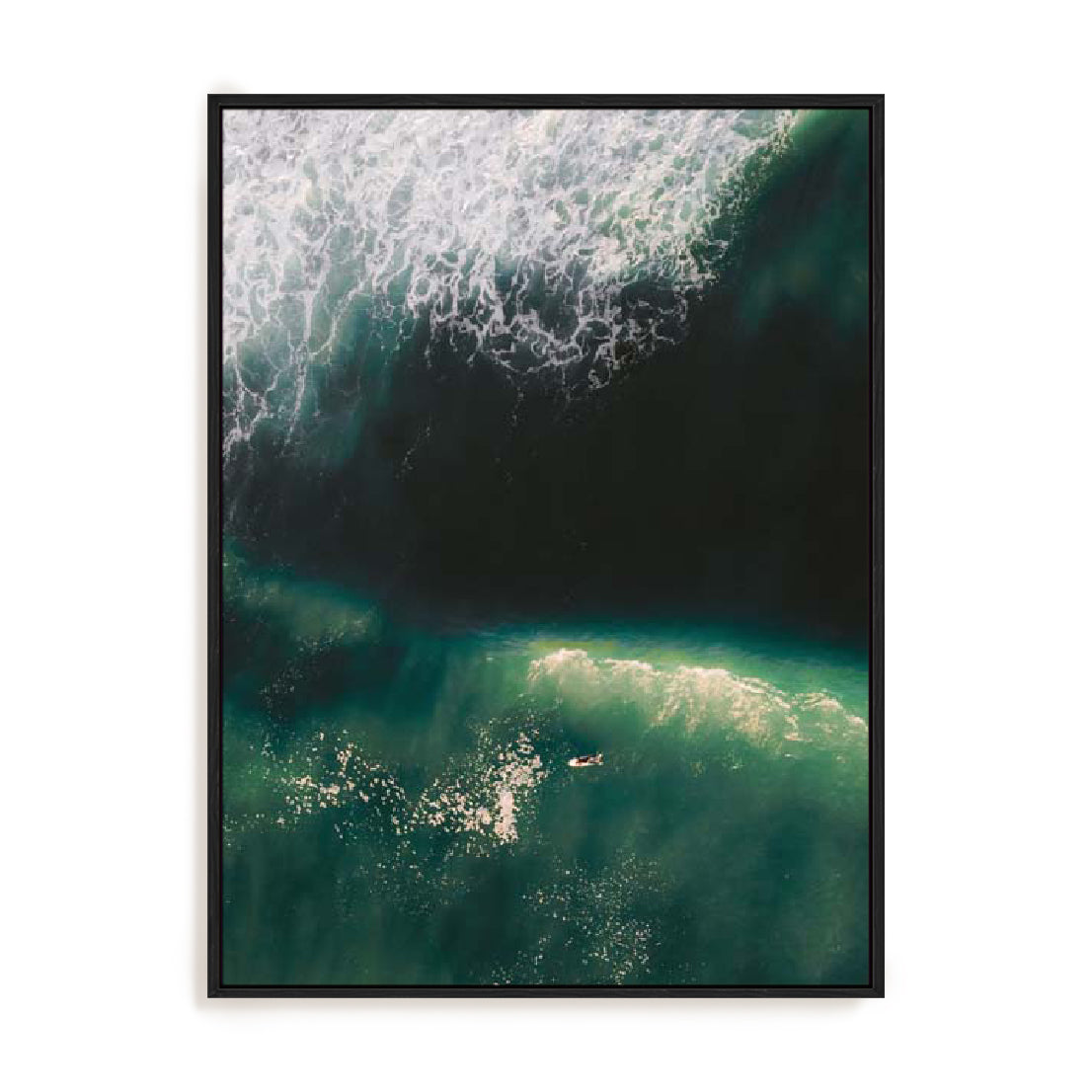 Zwart – Surfer Girl Wall Art